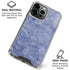 Crushed Blue iPhone 16 Pro Clear Case